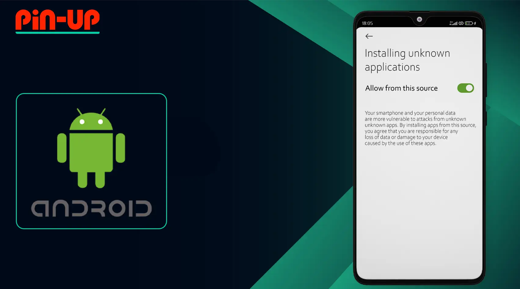 Paso 4 instalar Pin Up en Android